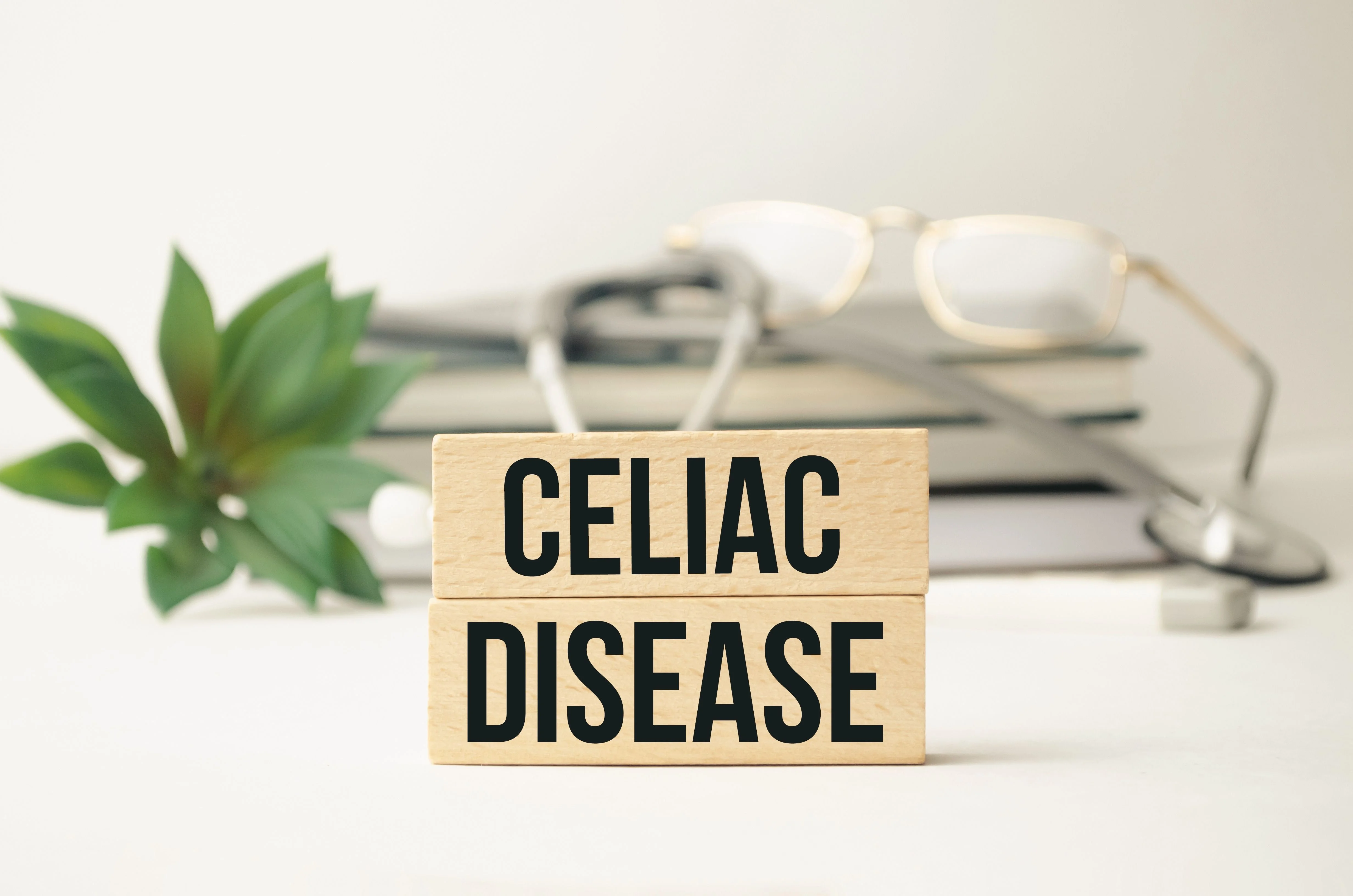 Celiac disease in wood cubes