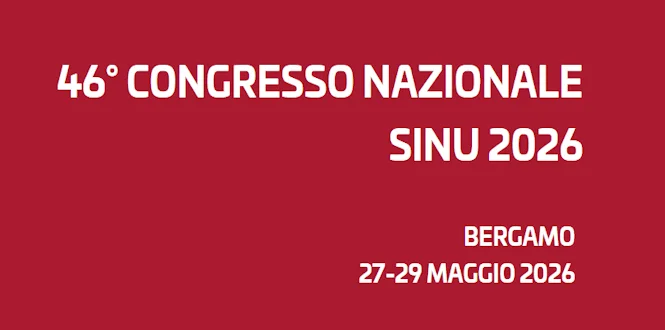 Annuncio del 46° Congresso Nazionale SINU 2026 a Bergamo, 27-29 maggio 2026