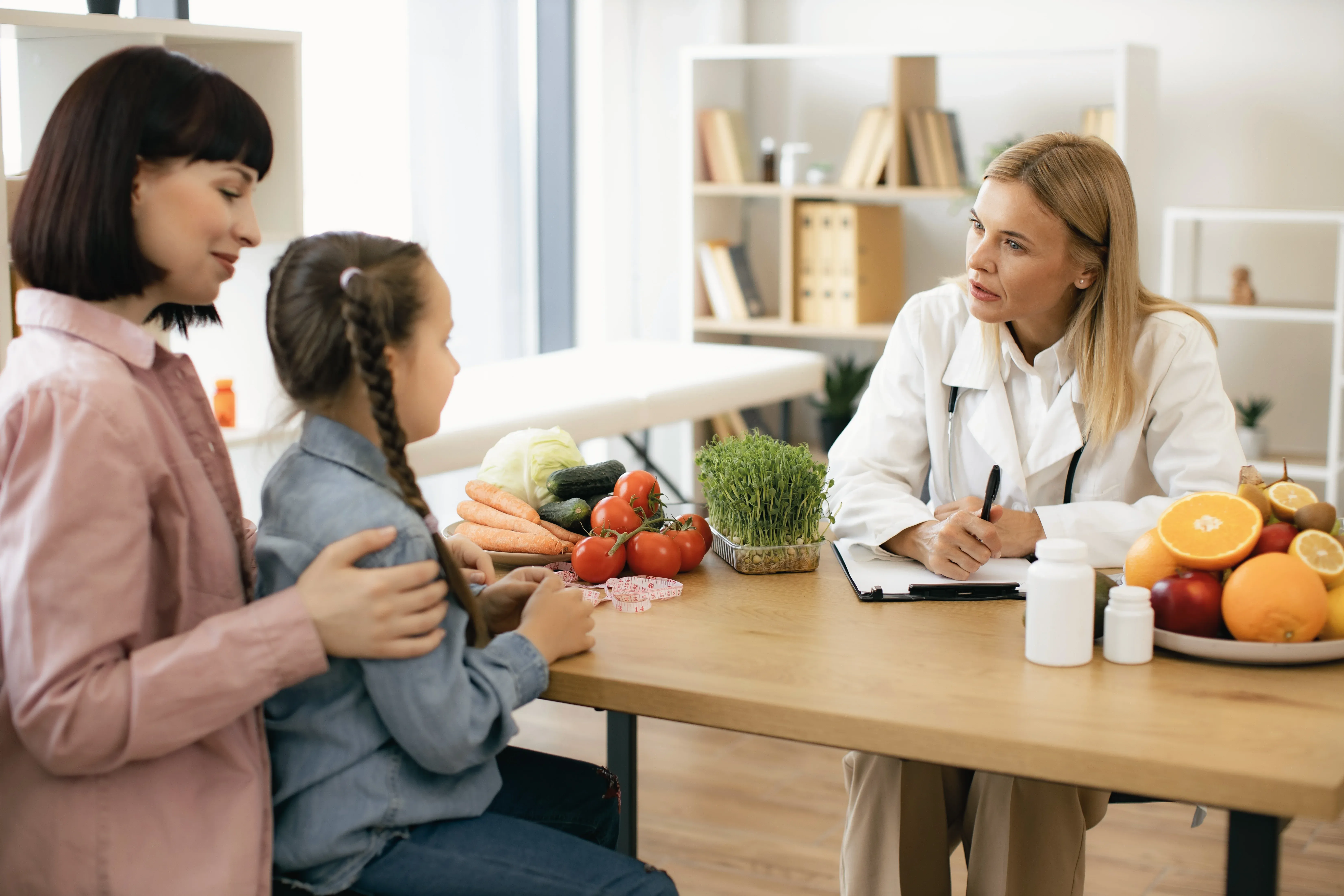 consulta de nutrición madre e hija