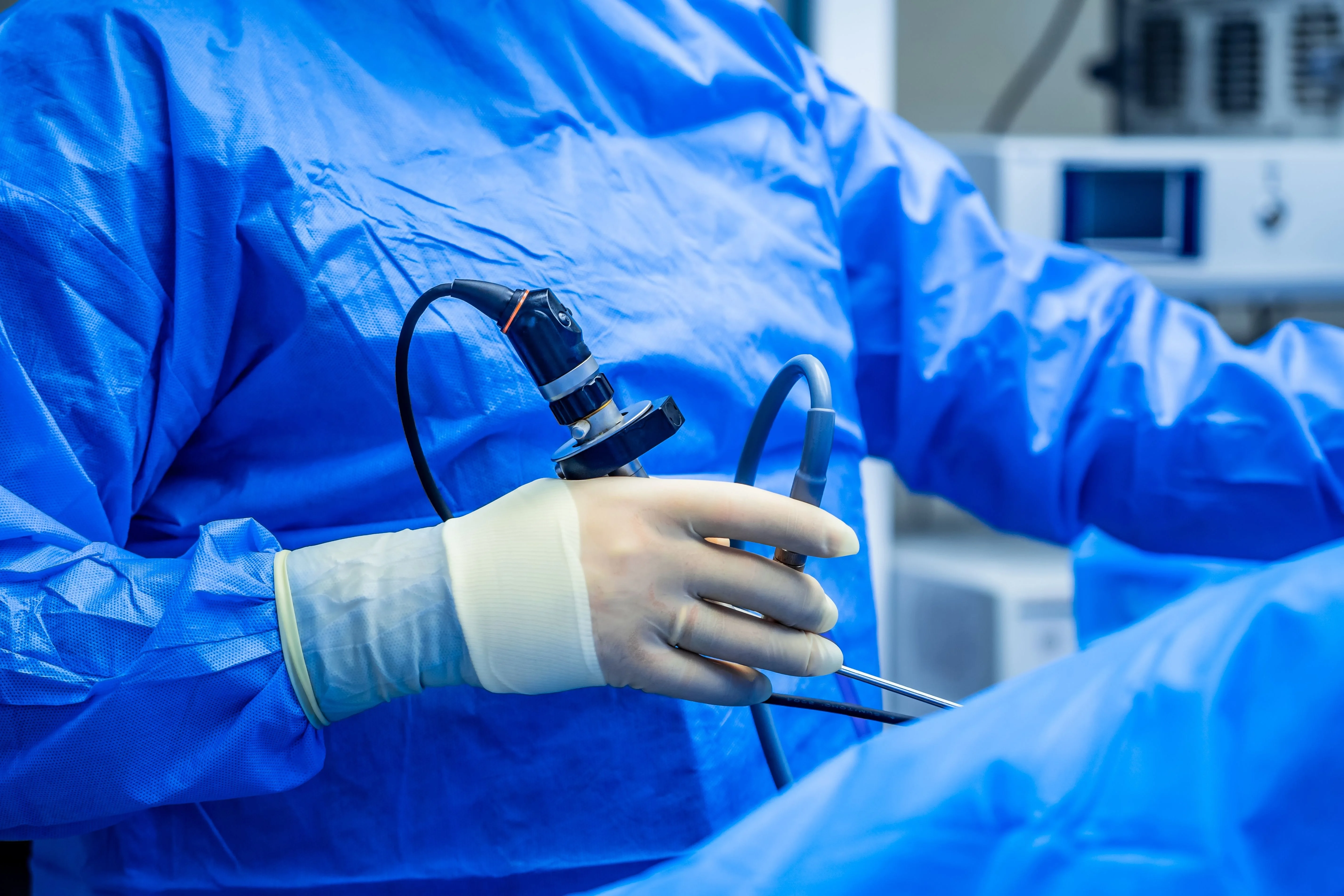 Doctor doing endoscopy